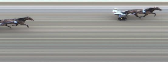 Målfoto for løp 2 på bane MO den 07.06.2016