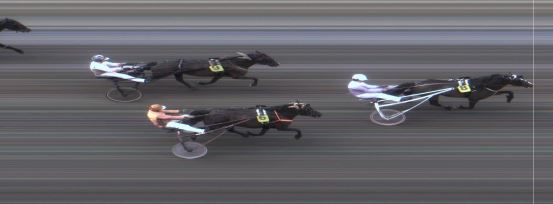 Målfoto for løp 1 på bane MO den 05.07.2016