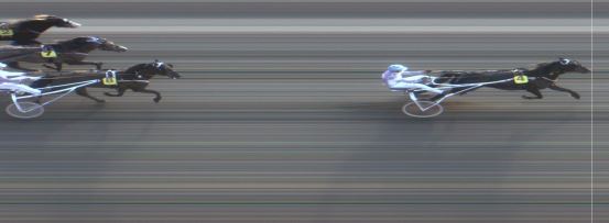 Målfoto for løp 1 på bane MO den 30.08.2016