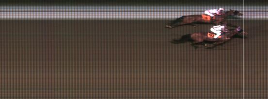 Målfoto for løp 2 på bane MO den 10.01.2017