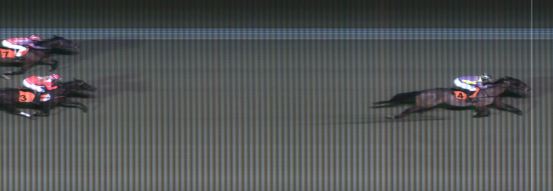 Målfoto for løp 3 på bane MO den 07.02.2017