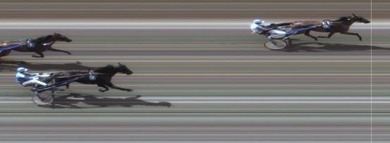 Målfoto for løp 2 på bane MO den 05.08.2017