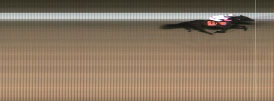 Målfoto for løp 3 på bane MO den 09.01.2018