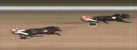 Målfoto for løp 7 på bane MO den 09.01.2018