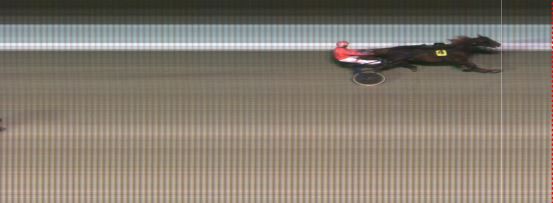 Målfoto for løp 1 på bane MO den 06.02.2018