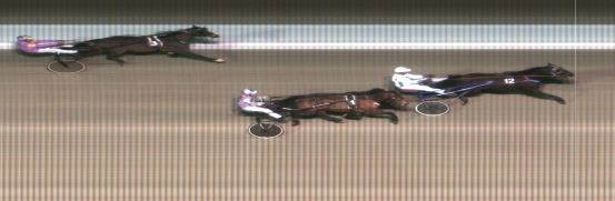 Målfoto for løp 6 på bane MO den 06.02.2018