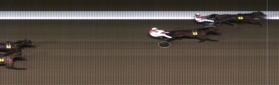 Målfoto for løp 1 på bane MO den 13.02.2018