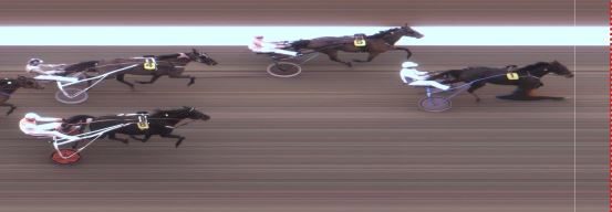 Målfoto for løp 1 på bane MO den 22.02.2018