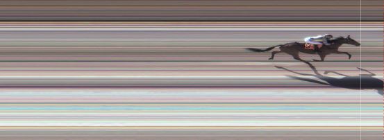 Målfoto for løp 1 på bane MO den 17.03.2018