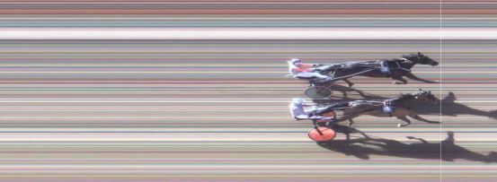 Målfoto for løp 2 på bane MO den 29.03.2018