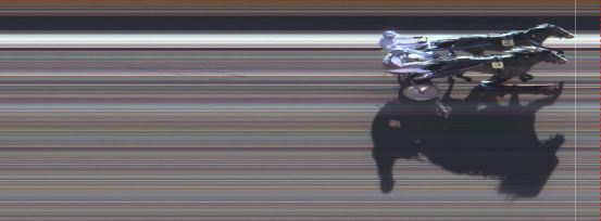 Målfoto for løp 1 på bane MO den 02.04.2018