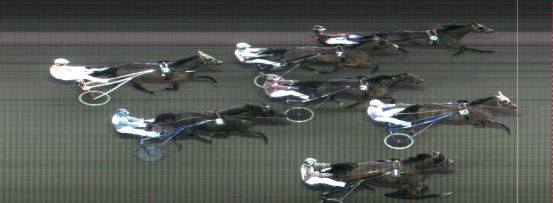 Målfoto for løp 6 på bane MO den 02.04.2018