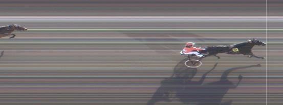 Målfoto for løp 1 på bane MO den 24.04.2018