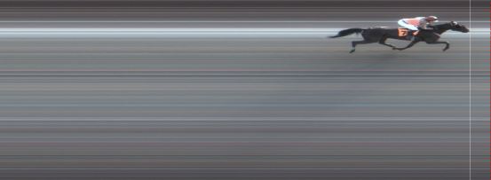 Målfoto for løp 3 på bane MO den 24.04.2018