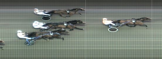 Målfoto for løp 6 på bane MO den 24.04.2018