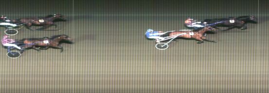 Målfoto for løp 7 på bane MO den 23.09.2018