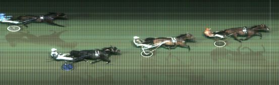 Målfoto for løp 6 på bane MO den 02.10.2018