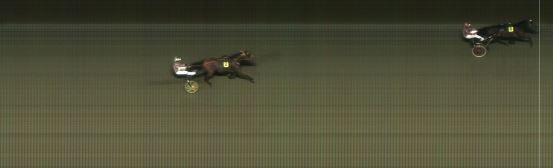 Målfoto for løp 1 på bane MO den 09.10.2018