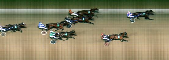 Målfoto for løp 4 på bane MO den 22.01.2019