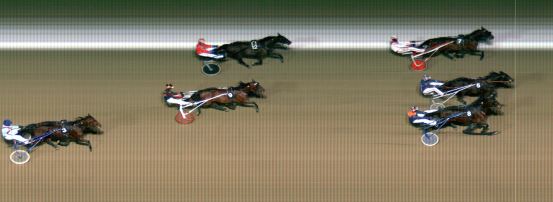 Målfoto for løp 6 på bane MO den 05.02.2019