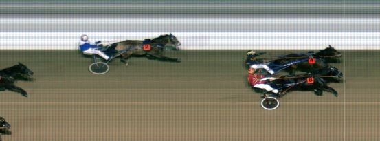 Målfoto for løp 3 på bane MO den 12.02.2019