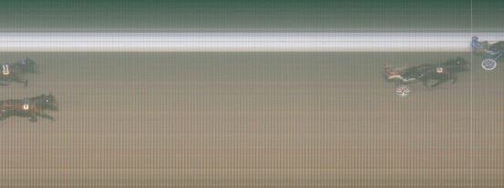 Målfoto for løp 7 på bane MO den 12.02.2019