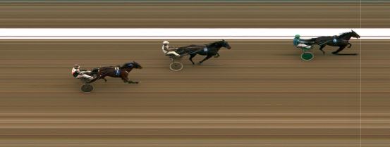 Målfoto for løp 2 på bane MO den 21.02.2019