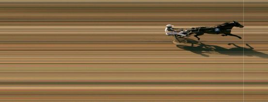 Målfoto for løp 2 på bane MO den 23.03.2019