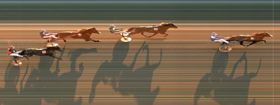 Målfoto for løp 8 på bane MO den 23.03.2019