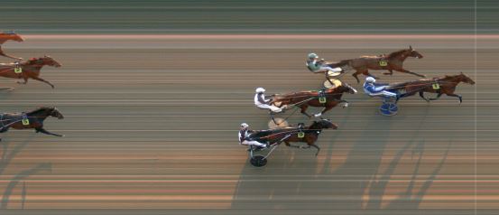 Målfoto for løp 9 på bane MO den 23.03.2019