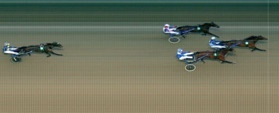 Målfoto for løp 4 på bane MO den 09.04.2019