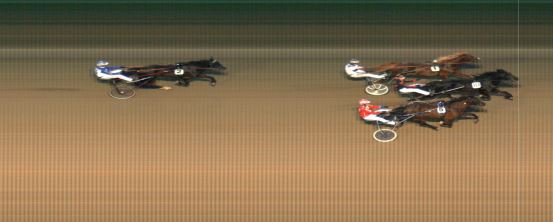 Målfoto for løp 5 på bane MO den 09.04.2019