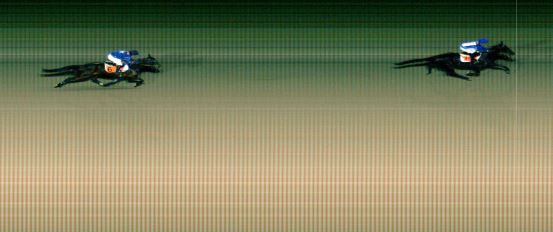 Målfoto for løp 8 på bane MO den 09.04.2019