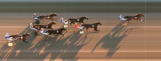 Målfoto for løp 5 på bane MO den 22.04.2019