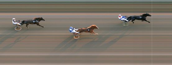 Målfoto for løp 6 på bane MO den 22.04.2019