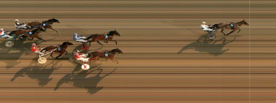 Målfoto for løp 2 på bane MO den 18.06.2019