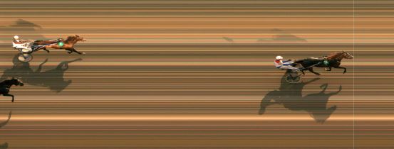 Målfoto for løp 4 på bane MO den 18.08.2019