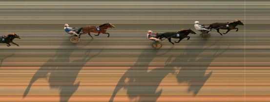 Målfoto for løp 2 på bane MO den 03.09.2019