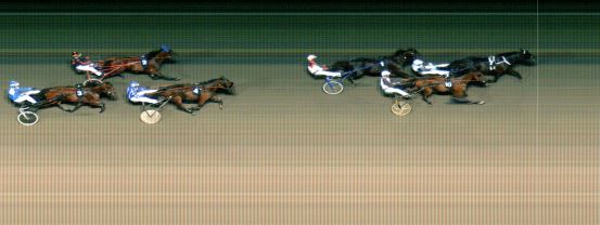 Målfoto for løp 6 på bane MO den 03.09.2019