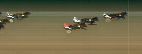 Målfoto for løp 1 på bane MO den 01.10.2019