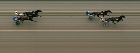 Målfoto for løp 1 på bane MO den 19.10.2019