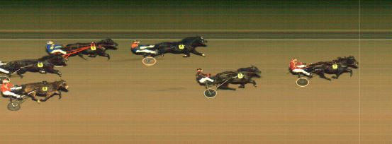 Målfoto for løp 1 på bane MO den 03.11.2019