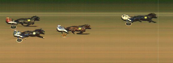 Målfoto for løp 1 på bane MO den 27.12.2019