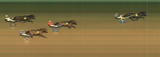 Målfoto for løp 1 på bane MO den 17.01.2020