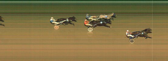 Målfoto for løp 2 på bane MO den 17.01.2020