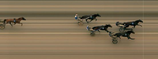 Målfoto for løp 2 på bane MO den 20.02.2020