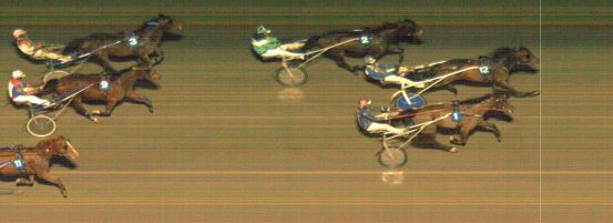 Målfoto for løp 2 på bane MO den 10.03.2020