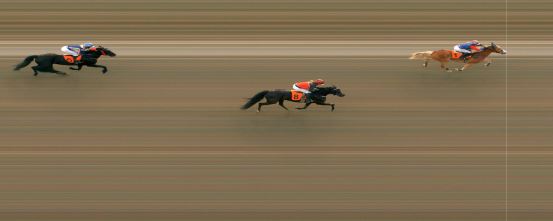 Målfoto for løp 1 på bane MO den 03.05.2020