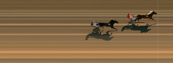 Målfoto for løp 1 på bane MO den 26.06.2020