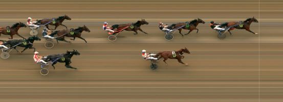 Målfoto for løp 9 på bane MO den 27.06.2020